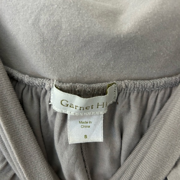 Garnet Hill Women's Maxi Skirt in Soft Gray - Picture 3 of 3